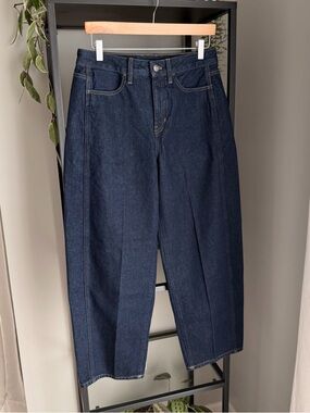 NWT J. Crew Barrel Leg Jeans in Rinse Wash